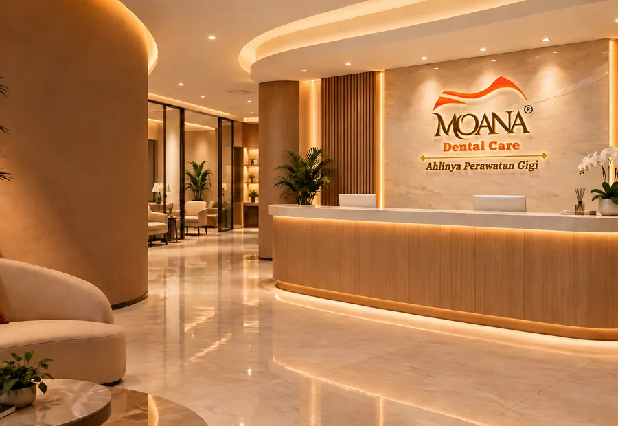 Resepsionis Moana Dental Care yang hangat dan nyaman